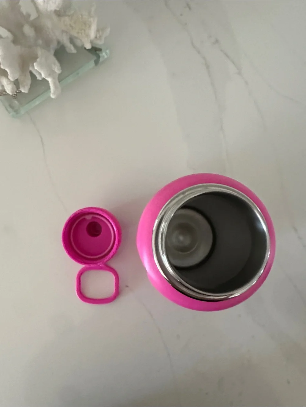Lululemon Pink Stainless Water Bottle - Bright Pink